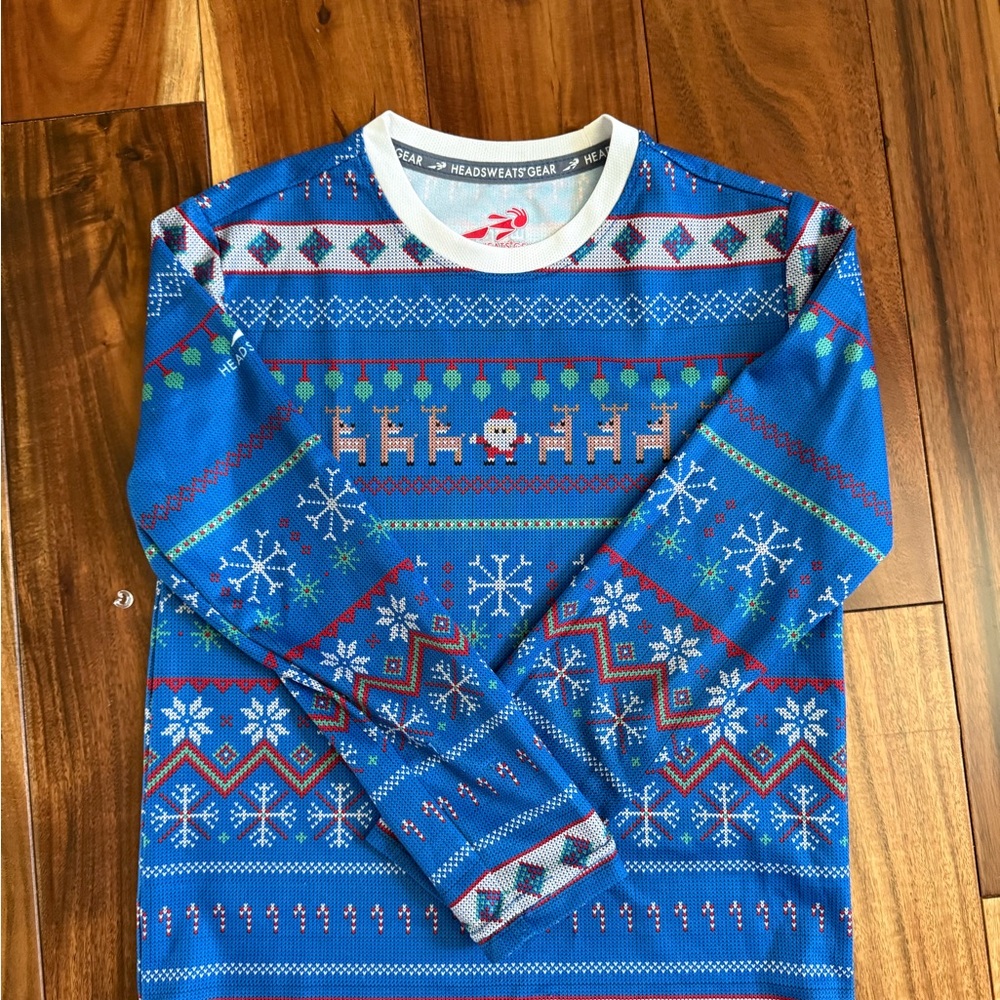 Headsweat Gear Performance Material Christmas long Sleeve Shirt